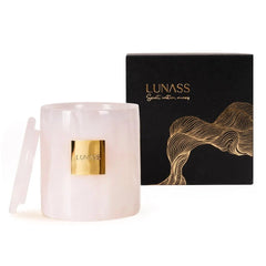 DESERT ROSE | Natural Onyx Candle Set - Lunass