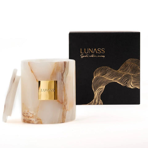 DUNES | Natural Onyx Candle Set - Lunass