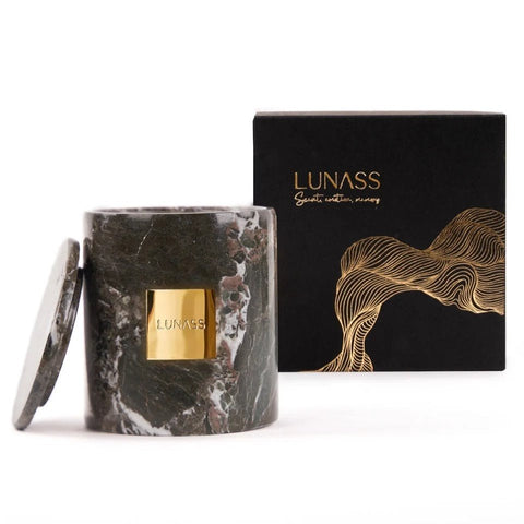 DUSK | Natural Marble Candle Set - Lunass