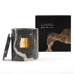 MIRAGE | Natural Marble Candle Set - Lunass