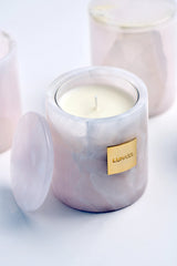 DESERT ROSE | Natural Onyx Candle Set - Lunass