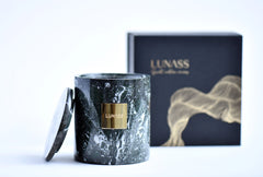 MIRAGE | Natural Marble Candle Set - Lunass