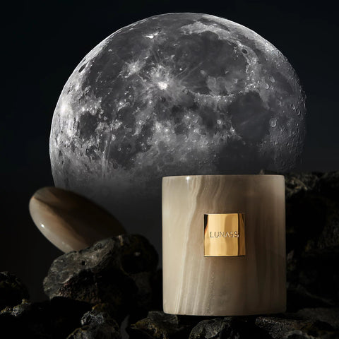 MOONLIGHT | Natural Onyx Candle Set - Lunass